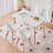 Dining Table - For 4 To 6 People Scandinavian Table - MDF Top - L110*P70*H74CM (White)