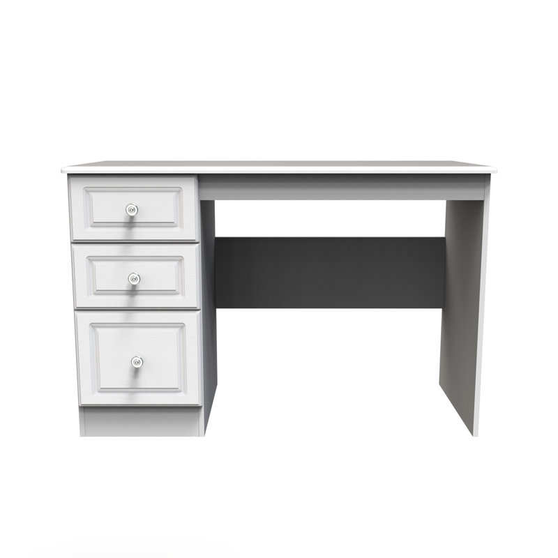 Fully Assembled Meansville Desk, white
