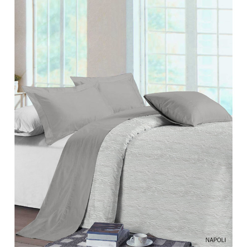 Esentepe White Cotton Bedspread, 260 x 260cm Bedspread