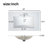 Freestanding 30" Bathroom Vanity With Ceramic Top-1783252324