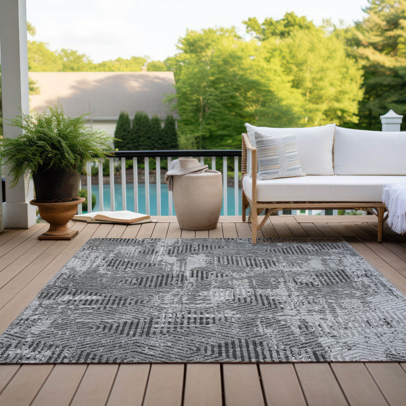 Tapis intérieur / extérieur Maliana, Rectangle 9 pi x 12 pi