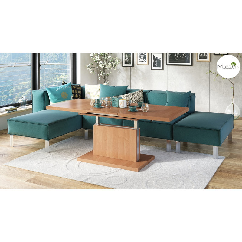 Aston Pedestal Coffee Table, Alder