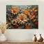 Drazen - Décoration murale en bois floral sur bois de pin naturel-970399227