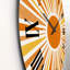 Horloge murale moderne Minimalist Bright Shining Orange-60327438