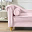 Méridienne luxueuse en velours avec rangement dissimulé pour un confort ultime-128895917