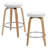 26 '' Swivel Upholstered Round Counter Stool With Bentwood Frame-1033458523