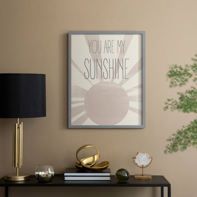 Sunshine Framed Print - Solid Wood