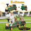 DEARAUTO 12V alimenté par train pour tout-petits, jouets électriques pour voiture avec roues en caoutchouc, boîte de rangement, phare à DEL, lecteur de musique, train à 2 places sans rail, sifflet de train Choo Choo, cadeau idéal pour les garçons-112474202