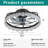 21" Antique Black Rustic Caged Ceiling Fan with Dimmable LED Light and Remote