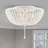 Ohlone Farmhouse Wood Beaded/Metal LED Flush Mount-88694048-123703378
