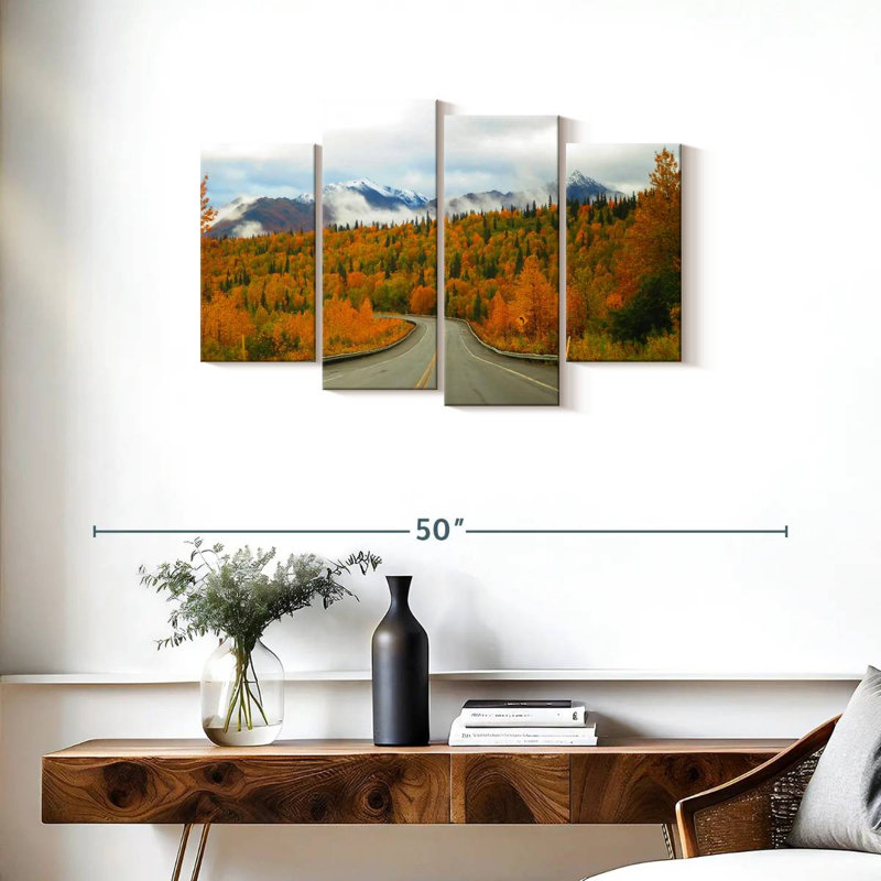 Mehar Autumn Time Parks Highway, 22" H x 36" W