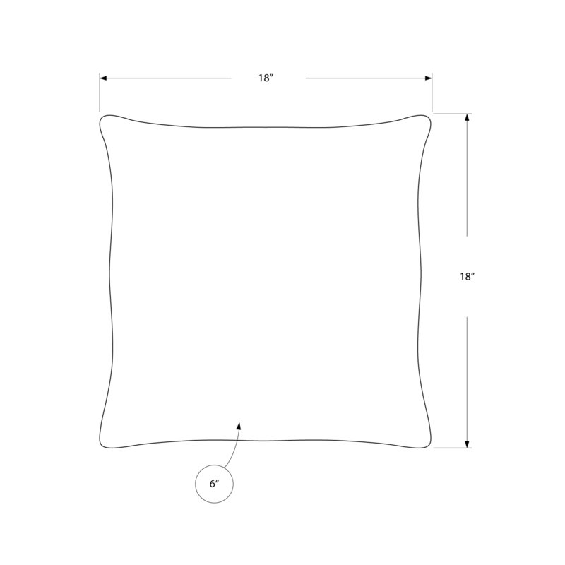 Coussins, ensemble de 2, 18 x 18 carrés, insert inclus, jet décoratif, accent, canapé, canapé, chambre à coucher, polyester bleu hypoallergénique, moderne