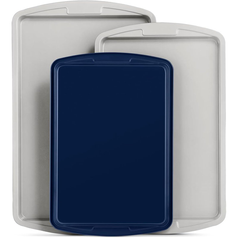 Bakken 3-Piece Non-Stick Carbon Steel Cookie Sheet Set