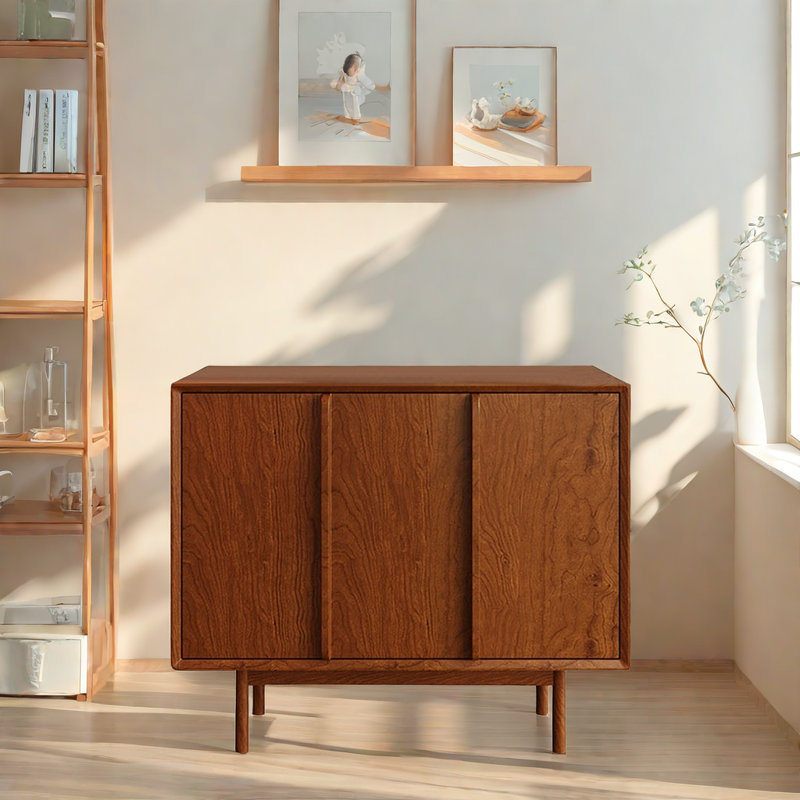 24 Pair Solid Wood Shoe Storage Cabinet