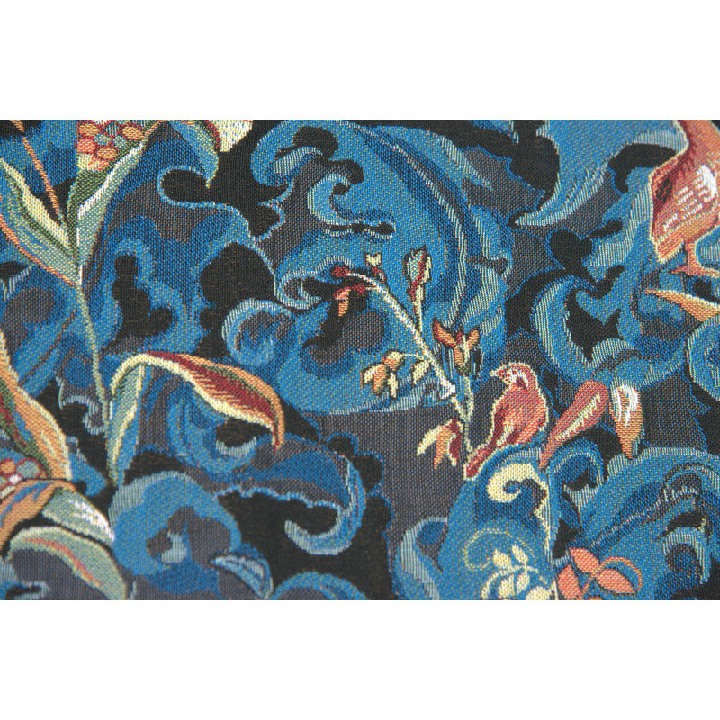 Animals Aristoloches Blue European Tapestry Wall Hanging