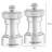 Cole & Mason Hoxton Silver Plated Salt & Pepper Mill Gift Set 4"