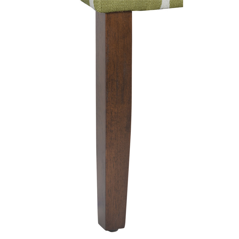 Chaise de salle à manger rembourrée Conde, Vert pomme