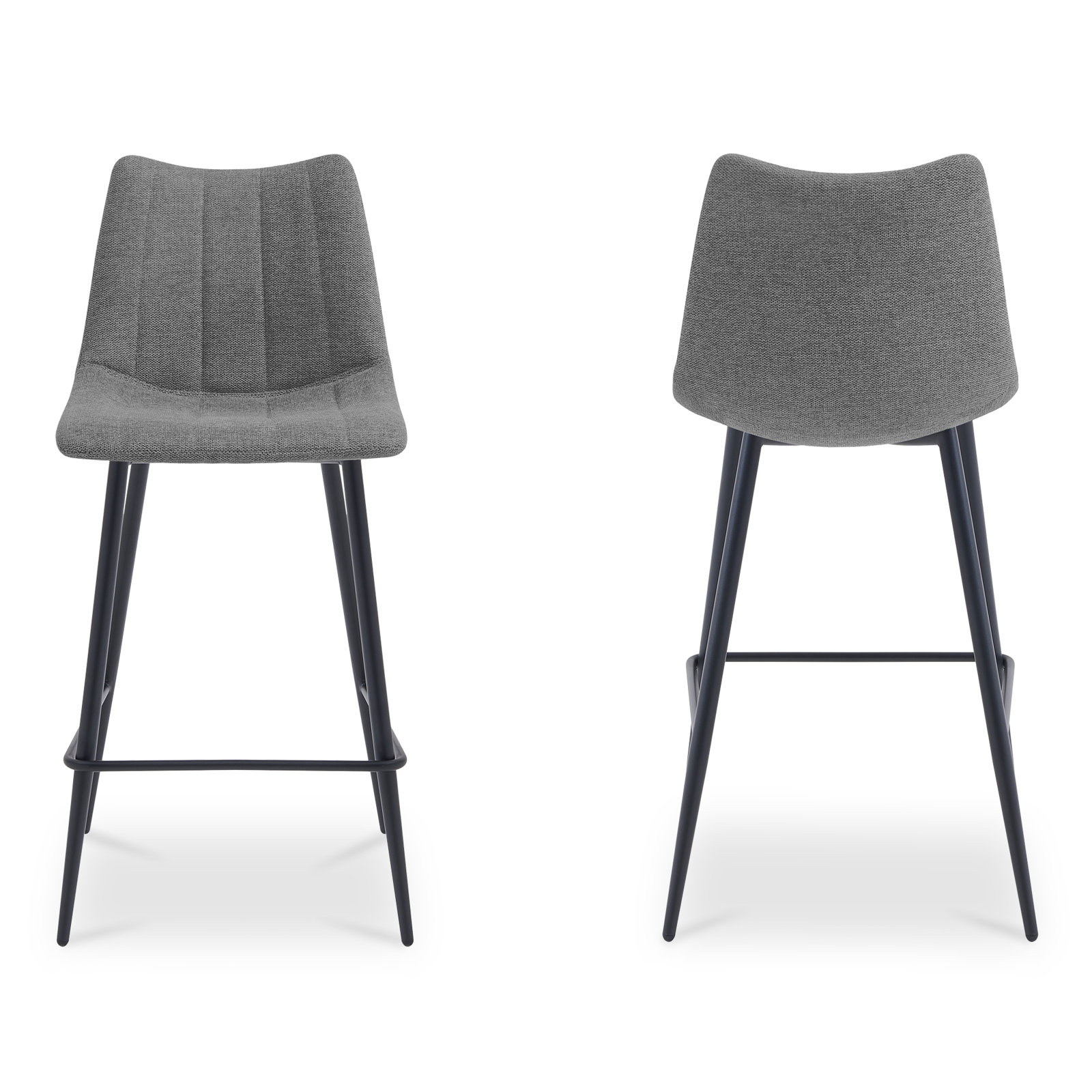 Finnigan Counter & Bar Stool, Counter Stool (26" Seat Height), Beige/Fabric