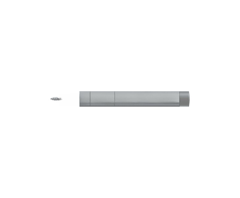 Pare-chocs de porte Deltana BDS450U26D, laiton massif chromé brossé, Chrome brossé