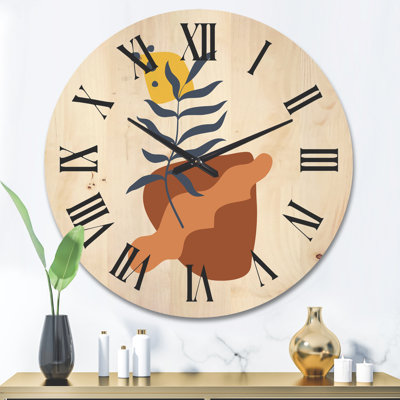 Horloge murale élémentaire
