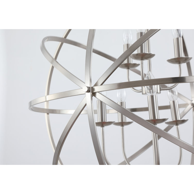 Colbey Chandelier, Silver