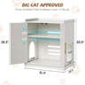 Tucker Murphy Pet™ Cat Litter Box Enclosure Furniture With Removable ...