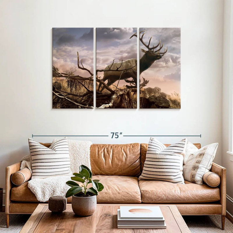 Elk Adventure, 36" H x 57" W