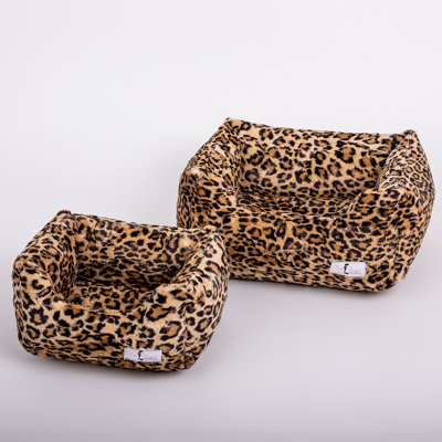 Animal Print Polyester Pet Bed