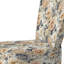 Chaise d'appoint rembourrée en velours Antique Autumn Floral Elegance II