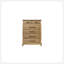 Commode 6 tiroirs - Finition caramel