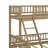 Twin XL Over Queen Bunk Bed With Ladder-741688712