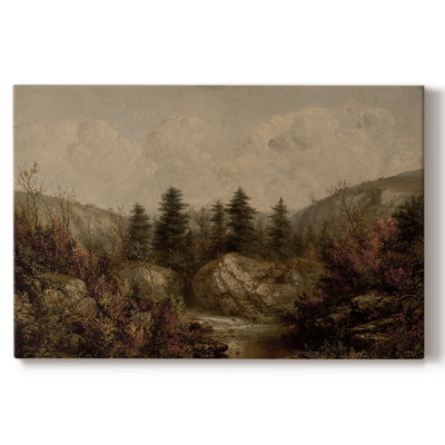 Paysages rétro-DCxxxi -Galerie enveloppée Cavas