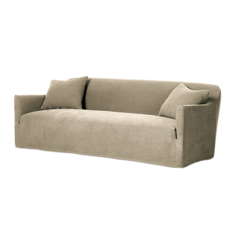 Lowell Slipcover Sofa, Cream