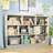 3-Layer Wooden Lattice Bookcase