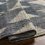 Tapis abstrait bleu et crème Leona-1117405119