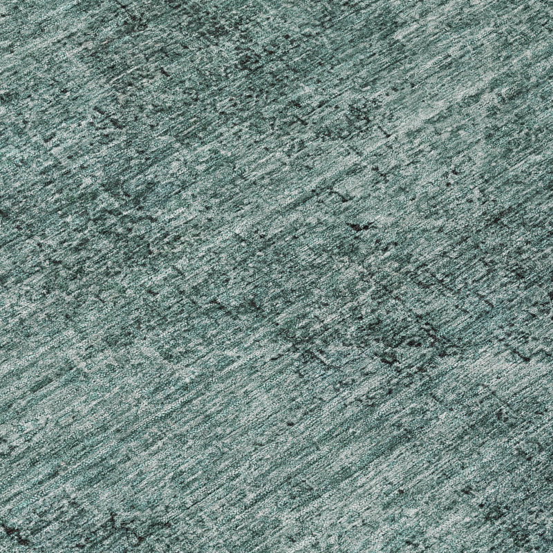 Tapis lavable à la machine intérieur / extérieur ACN2726, Bleu sarcelle, 2 pi 6 po x 3 pi 10 po