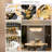 8 - Light Dimmable Tiered Chandelier With Crystal Accents-1933630422