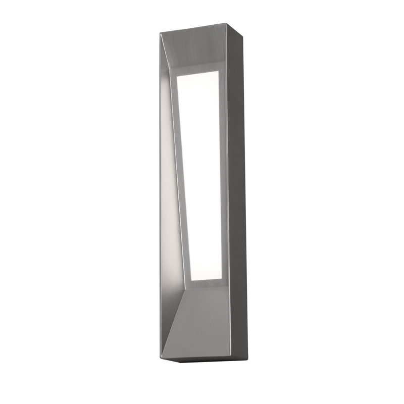 Janay Armed Sconce, 4" H x 18" W x 3" D, Satin Nickel