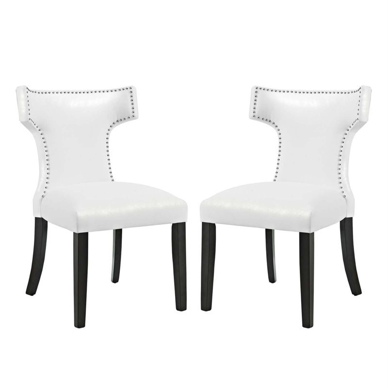 Chaise courbée en carbone Carbon Loft, Blanc