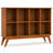 Draper 57"W Solid Hardwood Storage Console Table with 8 Cube Storage