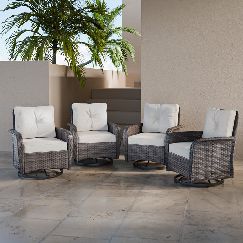 Wicker Outdoor Glider