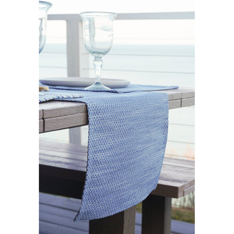 Deep Sea Striped Table Runnner