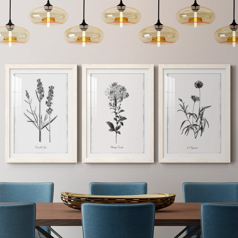 Simply Imperial - Ensemble de 3 cadres photo, Blanc, H 31,5 po x l 47 po x P 1,5 po