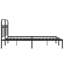 Vidaxl Bed Frame with Metal Headboard-101310396-101310387