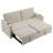 3-in-1 Convertible Sofa Bed With Storage - Adjustable Recliner To Bed-1435243788