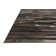 Murtaz Cowhide Geometric Area Rug in Charcoal