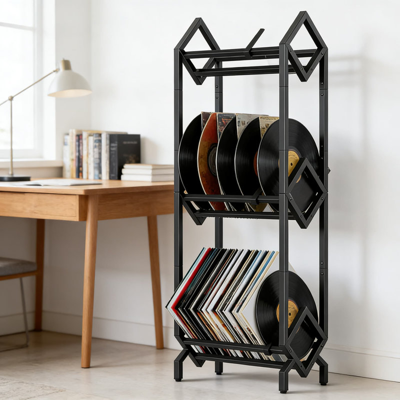 Étagère de rangement en vinyle pour disque vinyle