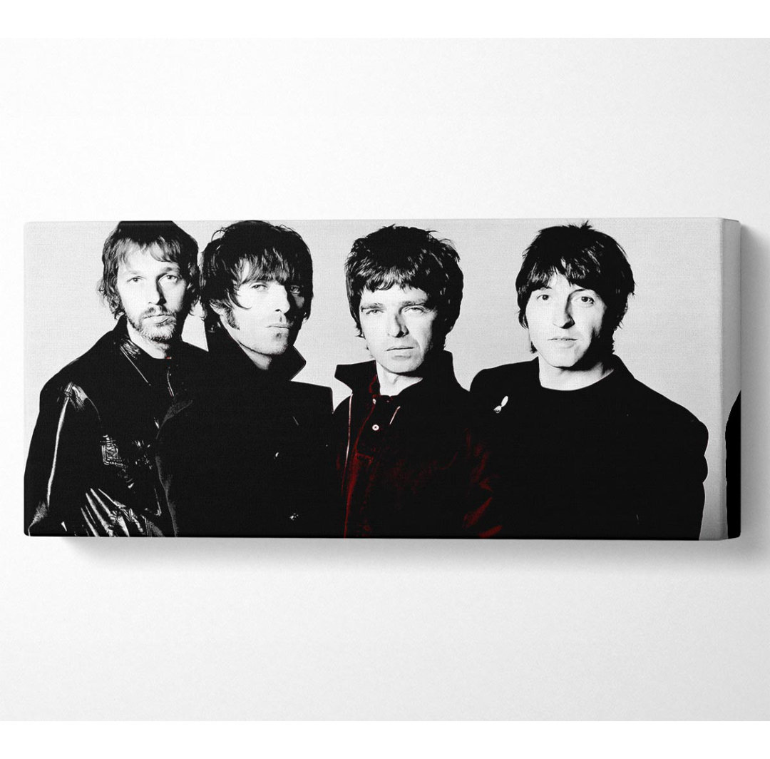 Oasis Noel Rot B N W - Druck