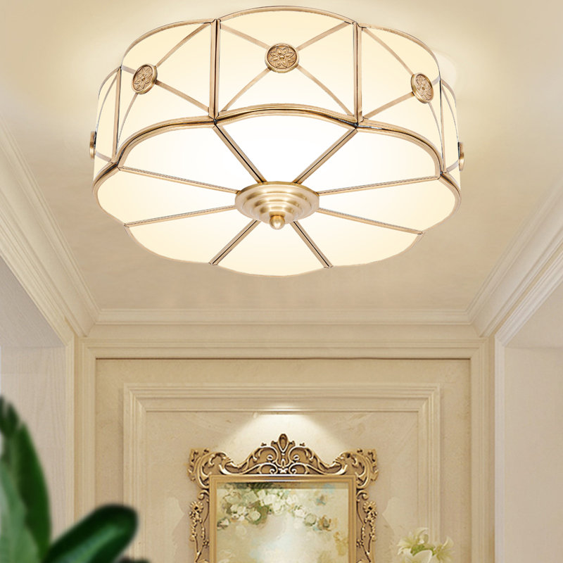 Elziabeth Glass Flush Mount
