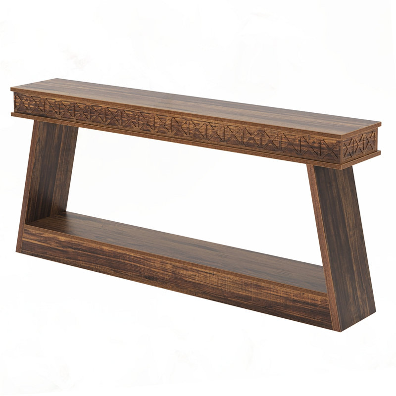 Farmhouse Console Table, Brown